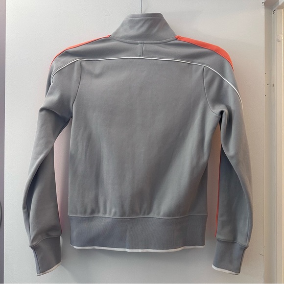 Vintage Nike Zip-Up Sportswear Track Jacket with Bright Orange Accents & Pockets - Picture 3 of 3